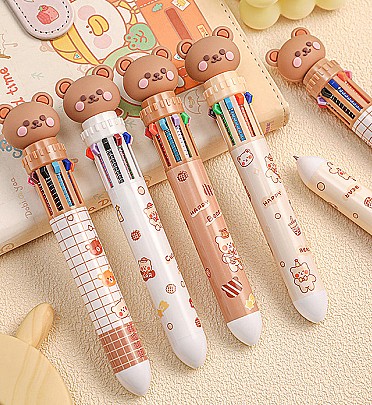 خودکار 10 رنگ خرس